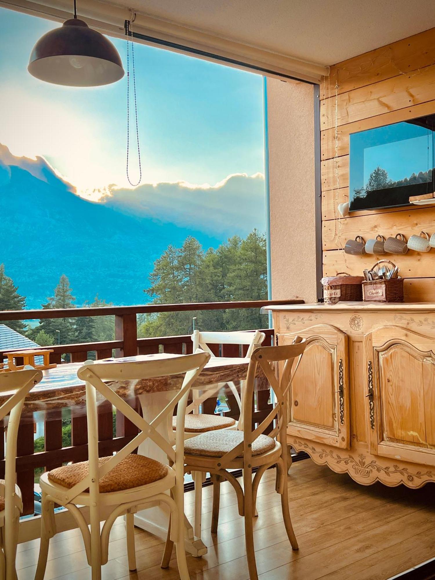 La Joue Du Loup, Aux Pieds Des Pistes Et Vue Sur Montagnes Apartment Exterior foto