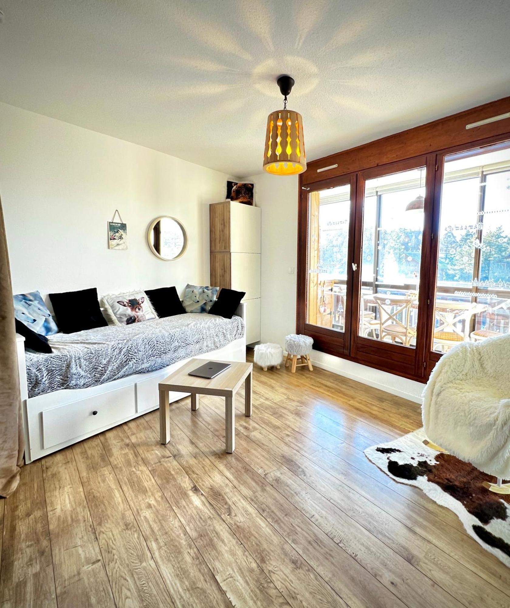 La Joue Du Loup, Aux Pieds Des Pistes Et Vue Sur Montagnes Apartment Exterior foto